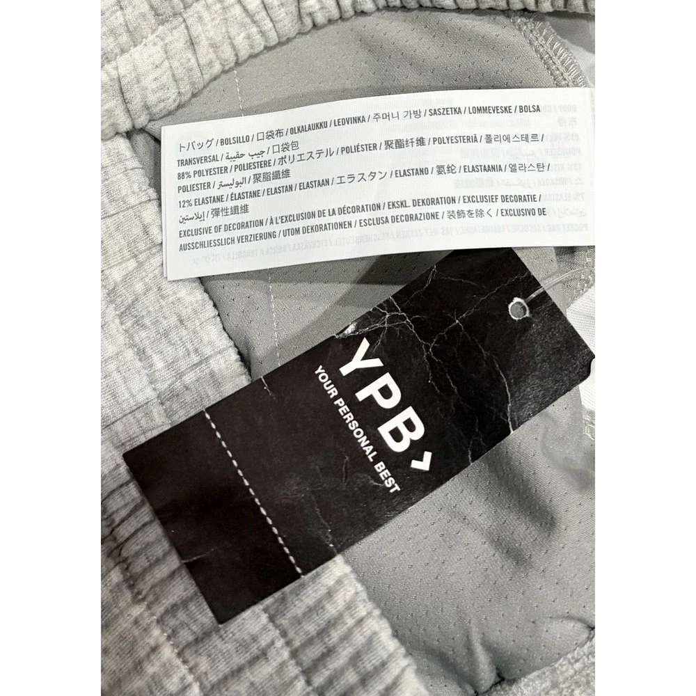 Abercrombie & Fitch YPB neoKNIT Mini Skirt Heather Gray Active Skirt L NWT